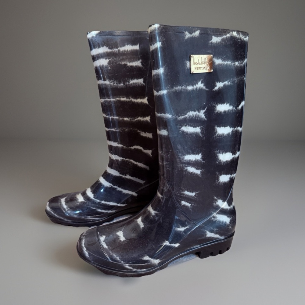 Nicole Miller New York Rain Boots sz 8